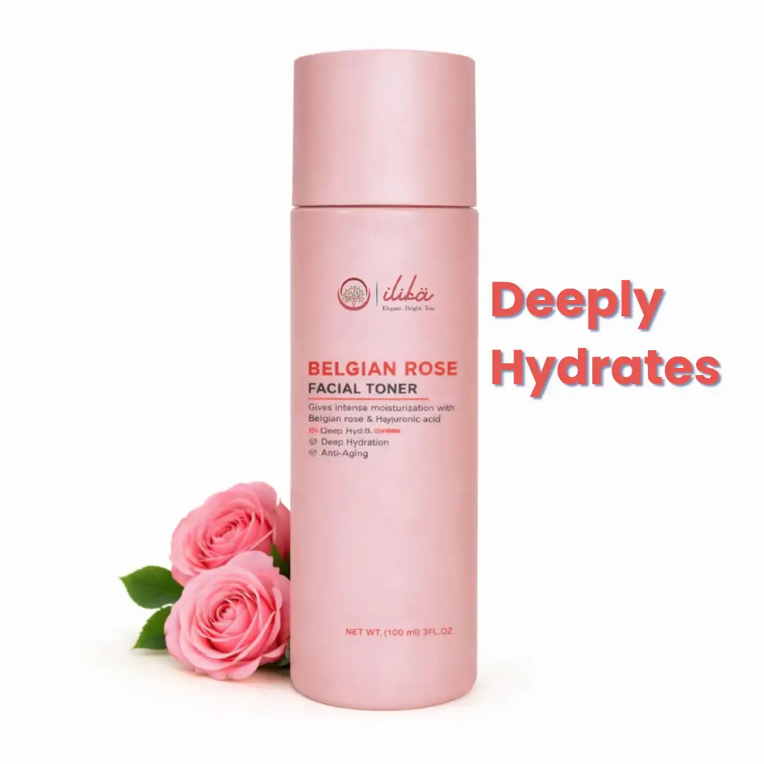 Ilika Soothing Toner - Belgium Rose | For Hydration, Skin Refreshing, Pore Care & Glowing Skin