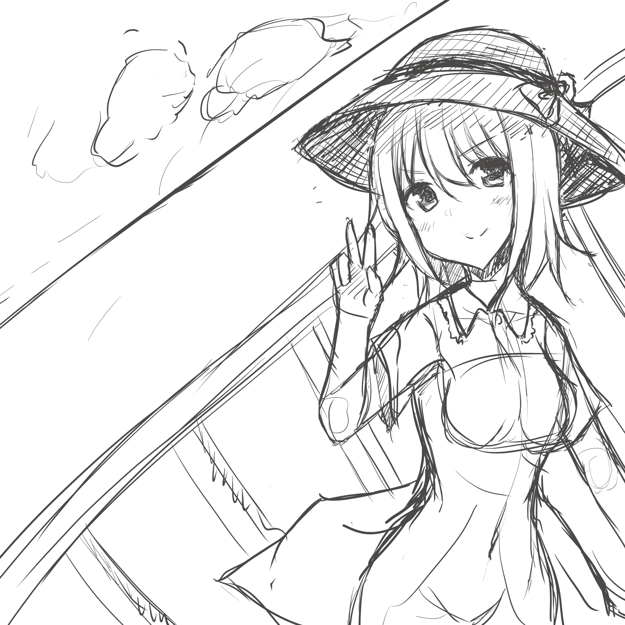 イラストっぽい感じを出したい...