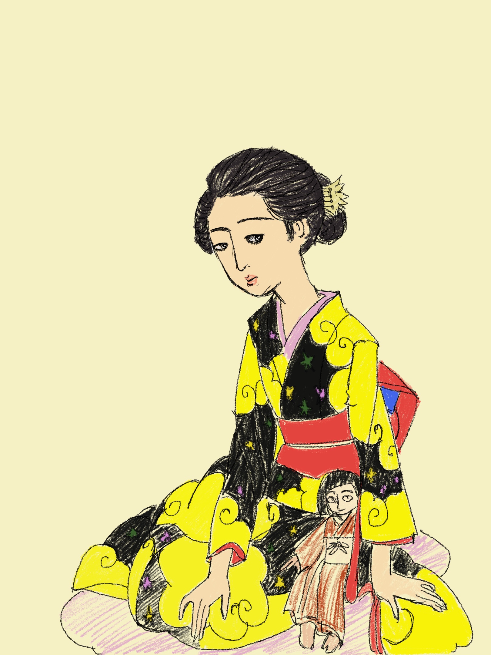 日本絵の練習