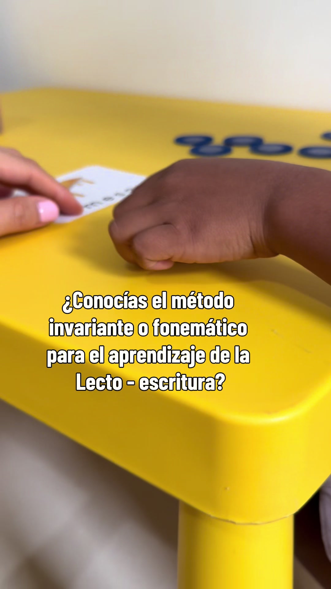 Este método ha sido exitoso en todos los peques con los que he trabajado.