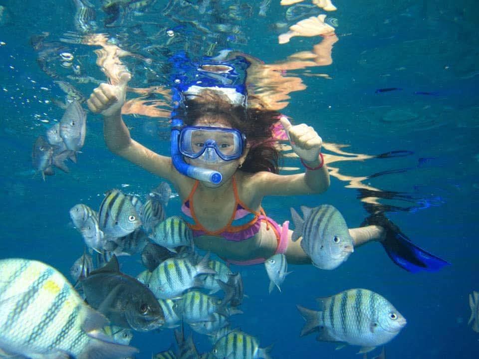 Water activities at Orange Bay