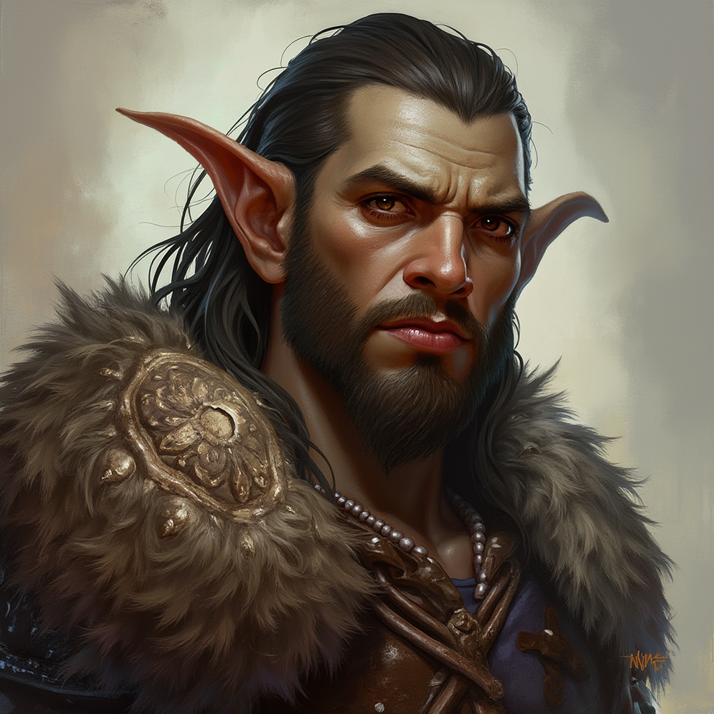 Dungeons and dragons character concept portrait. Male Barbarian, Human race, Normal human anatomy and human face, non-fantasy features. Humans have strong jawline and rounded face features, with rounded eyes The ugly step sister from shrek, , intricate, elegant, highly detailed, digital painting, artstation, concept art, smooth, sharp focus, illustration, art by stable diffusion ai's favorite artists