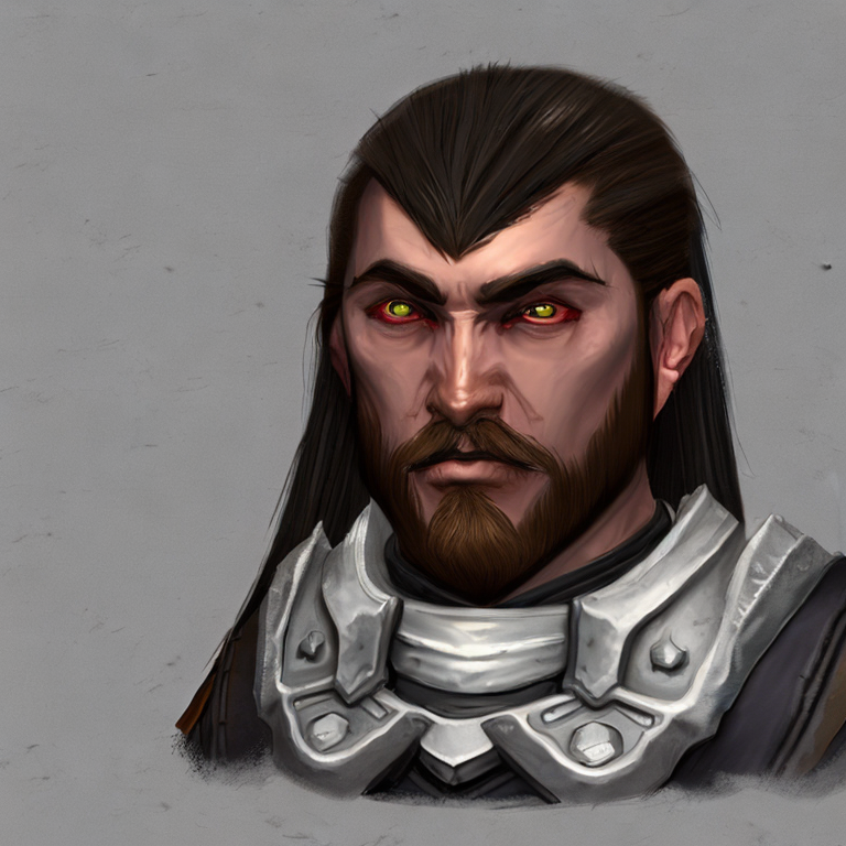 Dungeons and dragons character concept portrait. Male Human race, Good tendencies, Warrior class,   castle gaurd,  front-facing portrait, medium shot, intricate, elegant, highly detailed, digital painting, artstation, concept art, smooth, sharp focus, illustration, art by stable diffusion ai's favorite artists
