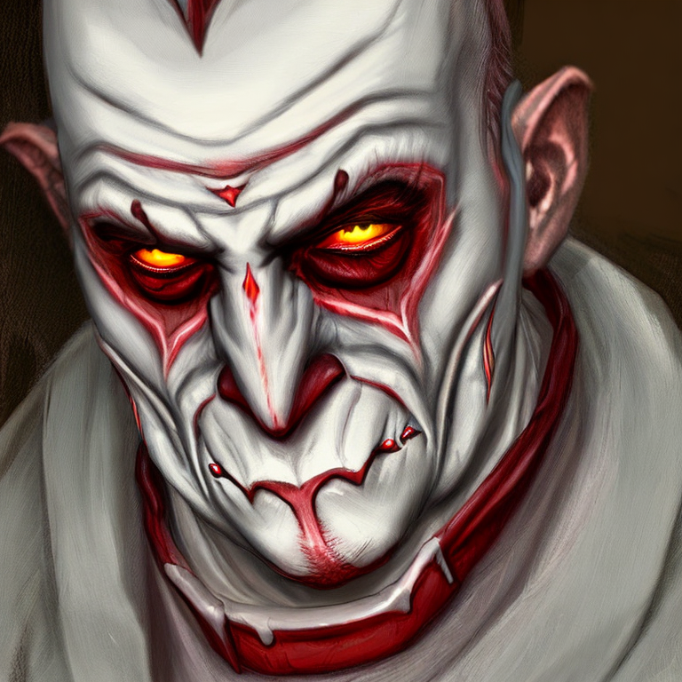 Dungeons and dragons character concept portrait. Male Human race, Good tendencies, Clown profession, white painted face, red painted nose, Lesser Nobility social class,   front-facing portrait, medium shot, intricate, elegant, highly detailed, digital painting, artstation, concept art, smooth, sharp focus, illustration, art by stable diffusion ai's favorite artists