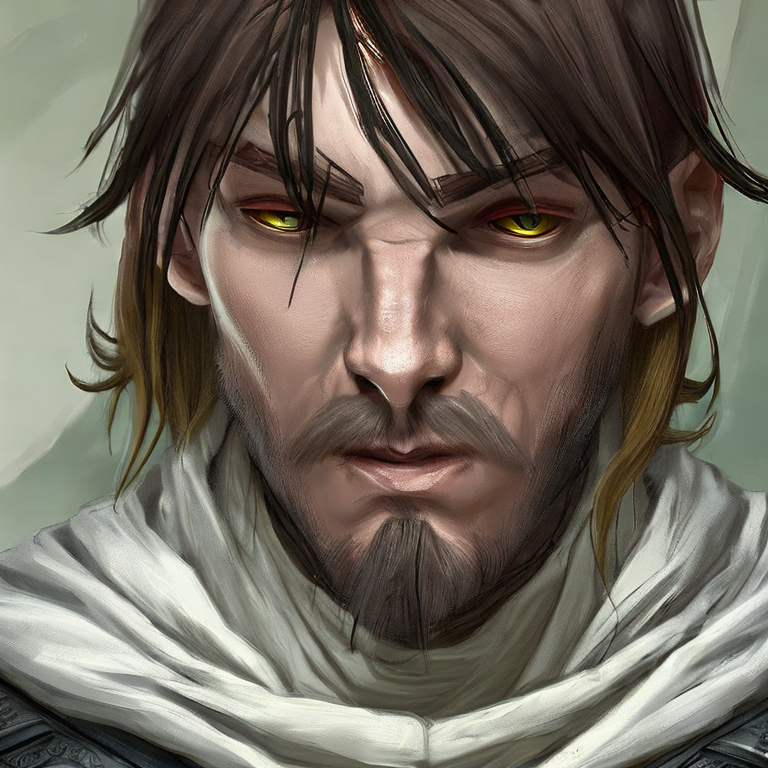 Dungeons and dragons character concept portrait. Male Human race, Good tendencies, Cleric class,    front-facing portrait, medium shot, intricate, elegant, highly detailed, digital painting, artstation, concept art, smooth, sharp focus, illustration, art by stable diffusion ai's favorite artists