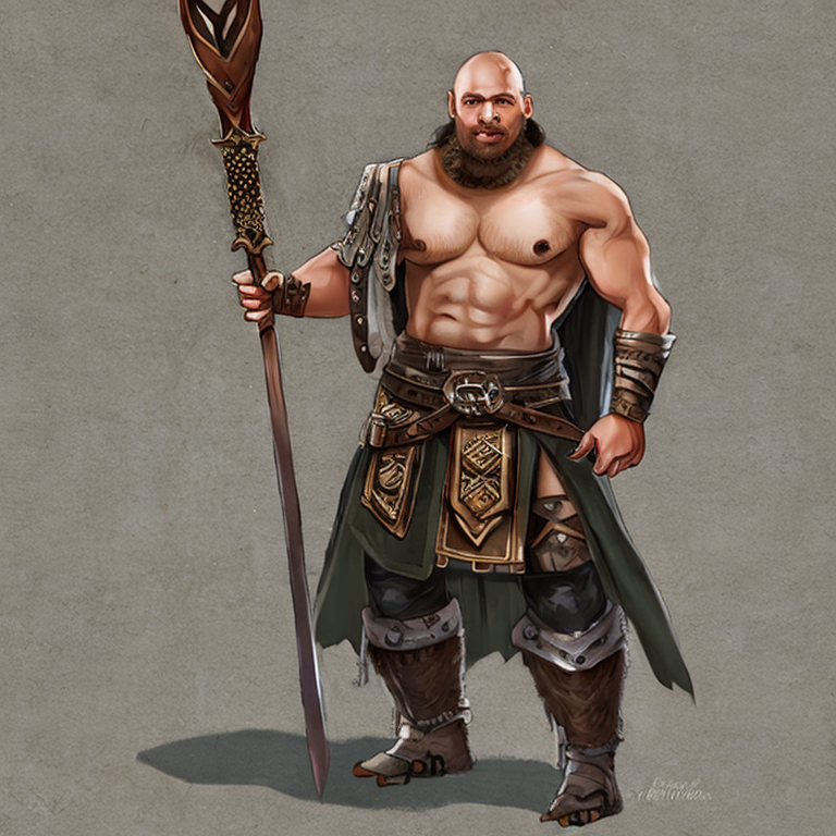 Fantasy character concept art. Male Barbarian, Human race,  Goliath, grey skin, white eyes, no hair,  intricate, elegant, highly detailed, digital painting, artstation, concept art, smooth, sharp focus, illustration, art by stable diffusion ai's favorite artists
