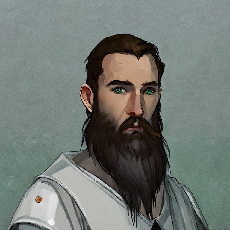 Dungeons and dragons character concept portrait. Male Wizard, Human race,  Dark hair, arrogant look, green eyes, pale skin, thin nose, , intricate, elegant, highly detailed, digital painting, artstation, concept art, smooth, sharp focus, illustration, art by stable diffusion ai's favorite artists