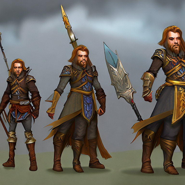 Dungeons and dragons character concept portrait. Male Human race, Good tendencies, Warrior class,   castle gaurd,  front-facing portrait, medium shot, intricate, elegant, highly detailed, digital painting, artstation, concept art, smooth, sharp focus, illustration, art by stable diffusion ai's favorite artists