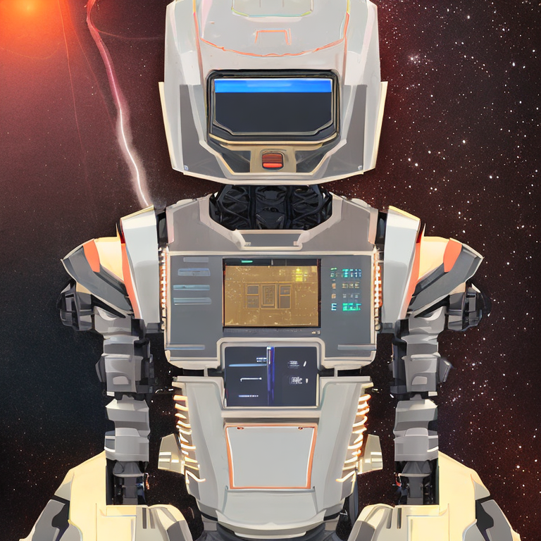 upper body portrait, showing his face, character concept art. Male, Robot race, half human, half machine, intricate, elegant, highly detailed, digital painting, artstation, concept art, digital illustration, art by stable diffusion ai's favorite artists, 