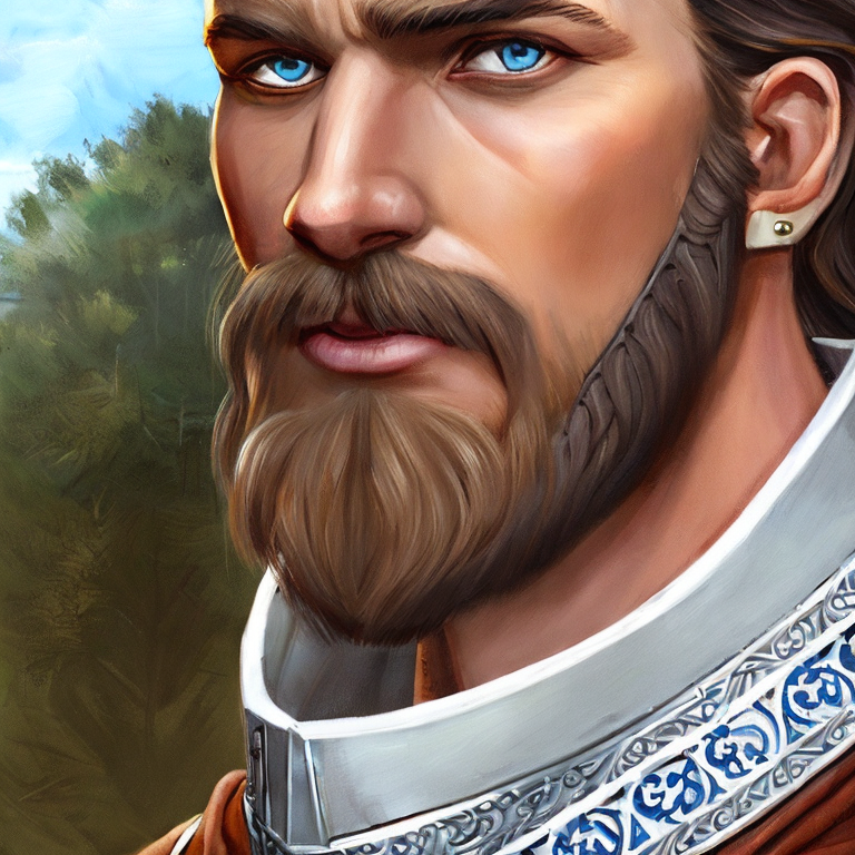 Fantasy character concept portrait. Male Paladin, Human race,  portrait of one paladin, with soft hair, half body, upper body, d & d, fantasy, 24 years old, medium brown hair, blue eyes, great sword, handsome, order of the silver dragon, plate mail,  intricate, elegant, highly detailed, digital painting, artstation, concept art, smooth, sharp focus, illustration, art by stable diffusion ai's favorite artists