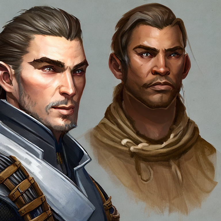 Dungeons and dragons character concept portrait. Male Rogue, Half-Elf race,  , intricate, elegant, highly detailed, digital painting, artstation, concept art, smooth, sharp focus, illustration, art by stable diffusion ai's favorite artists