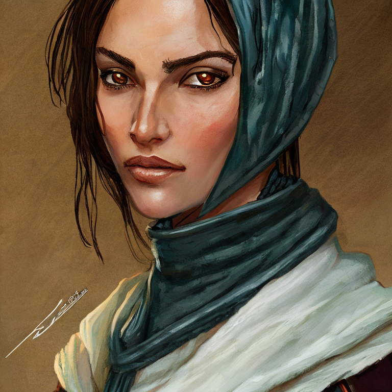 Dungeons and dragons character concept portrait. Female Rogue, Human race,  picture of a beautiful peasant woman, , intricate, elegant, highly detailed, digital painting, artstation, concept art, smooth, sharp focus, illustration, art by stable diffusion ai's favorite artists