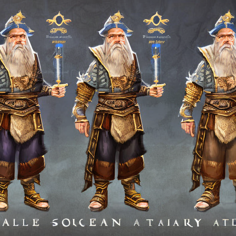 Fantasy character concept art. Male Sorcerer, Dwarf race,   intricate, elegant, highly detailed, digital painting, artstation, concept art, smooth, sharp focus, illustration, art by stable diffusion ai's favorite artists