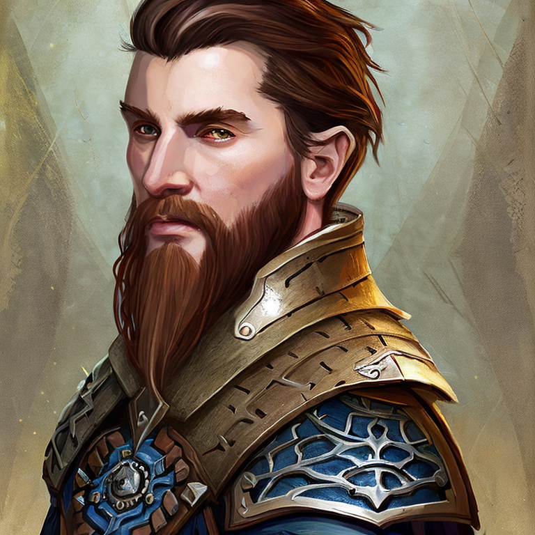 Dungeons and dragons character concept portrait. Male Cleric, Human race,  a human cleric of nature wearing studded leather armor in the woods, , intricate, elegant, highly detailed, digital painting, artstation, concept art, smooth, sharp focus, illustration, art by stable diffusion ai's favorite artists