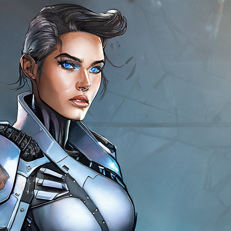 Alien character portrait. Dark environment. Female alien concept art, Female alien creature, with Blue eyes, with Grey skin, Grey-colored skin, “Short grey fur” teenage, beautiful, fierce, “holding a laser pistol” “brown leather armor” “dark grey hair” “prominent cheekbones” sexy ,  elegant, face by wlop, perfect faces, symmetrical face, extremely high details, realistic, fantasy art, solo, masterpiece, art by hermann nitsch, zdzislaw beksinski, dariusz zawadzki, giger, dragan bibin and lau and artgerm, intricate, elegant, highly detailed, digital painting, artstation, concept art, smooth, sharp focus, illustration, art by stable diffusion ai's favorite artists