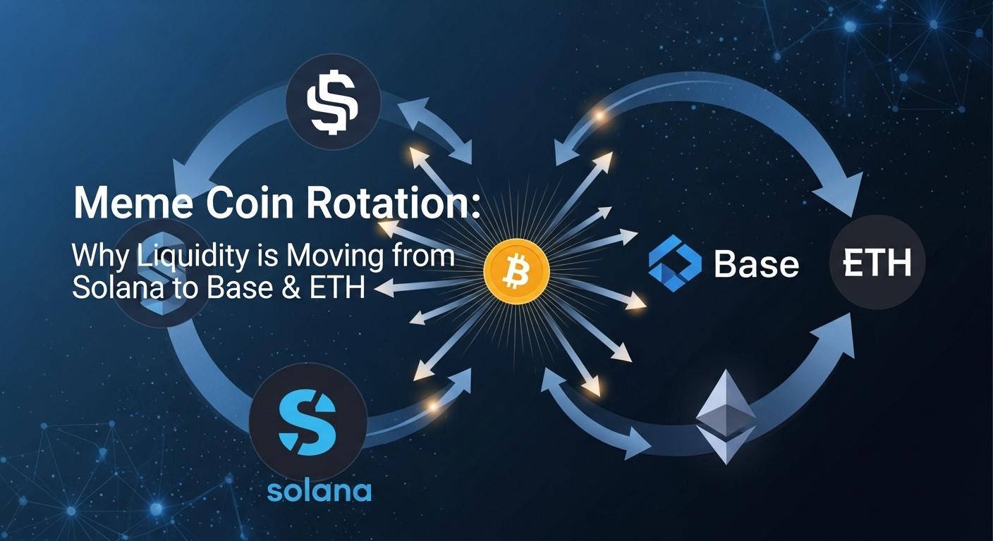 Meme Coin Rotation: Why Liquidity is Moving from Solana to Base & ETH