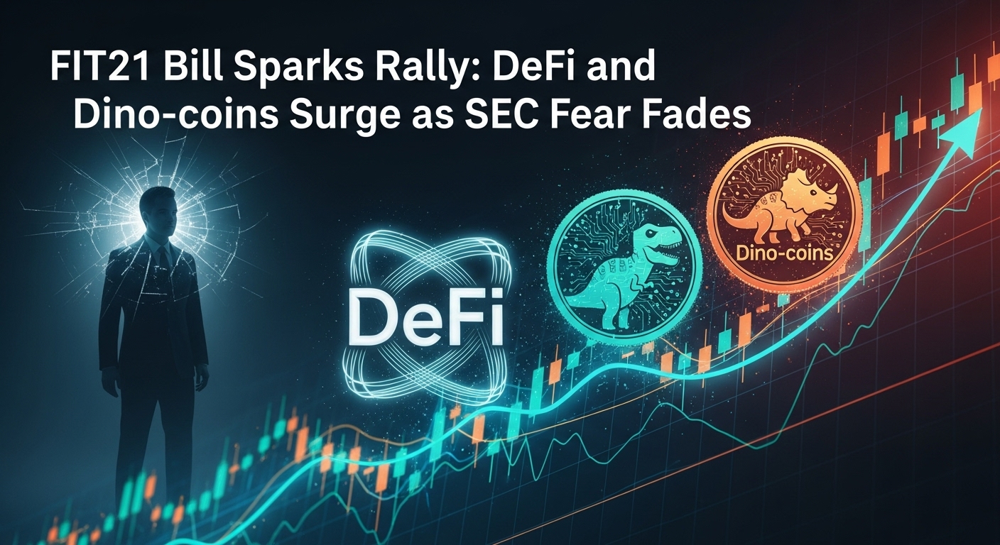 FIT21 Bill Sparks Rally: DeFi and Dino-coins Surge as SEC Fear Fades