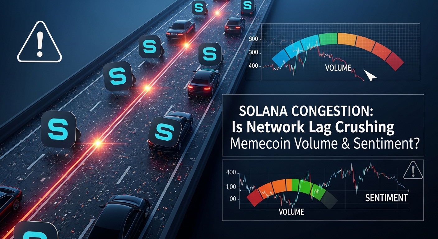 Solana Congestion: Is Network Lag Crushing Memecoin Volume & Sentiment?
