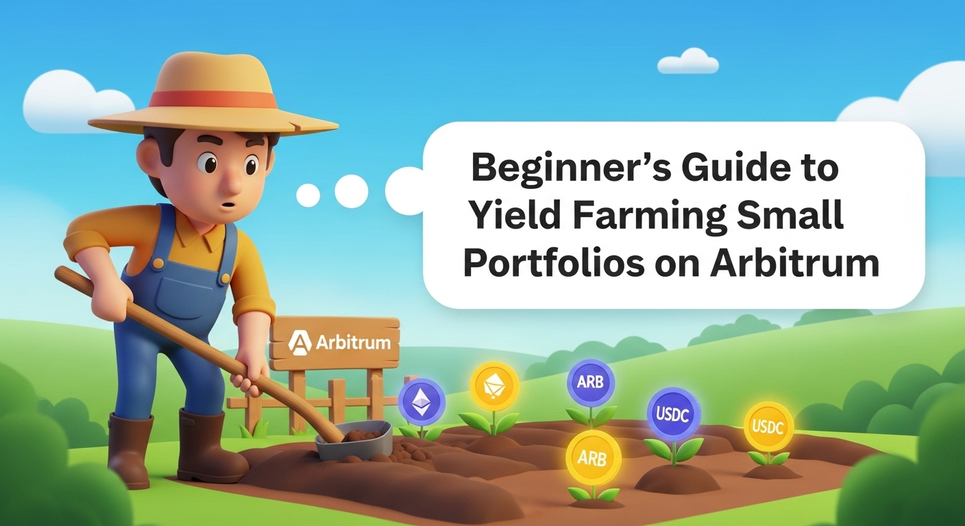 Beginner's Guide to Yield Farming Small Portfolios on Arbitrum.