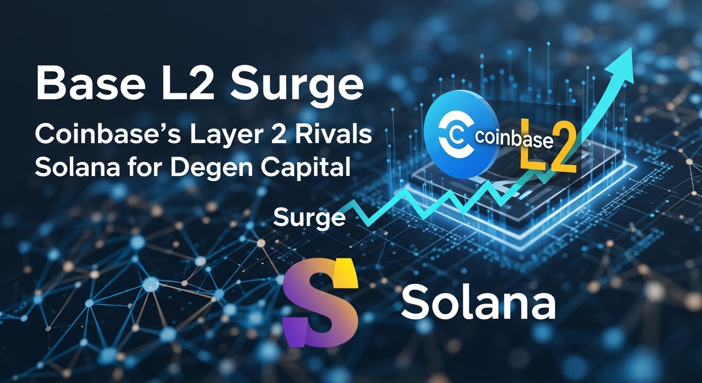 Base L2 Surge: Coinbase’s Layer 2 Rivals Solana for Degen Capital