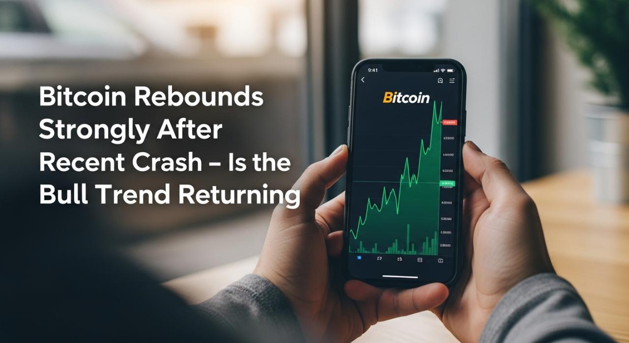 Bitcoin Rebounds Strongly After Recent Crash — Is the Bull Trend Returning?