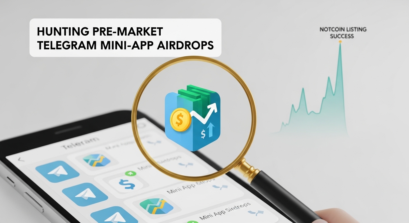 Hunting pre-market Telegram mini-app airdrops following Notcoin’s listing success