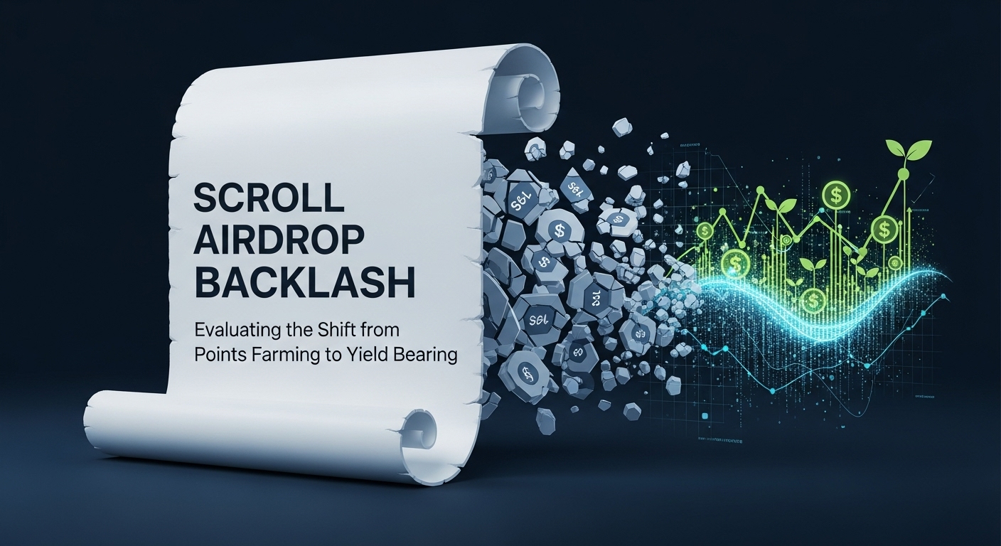 Scroll Airdrop Backlash: Evaluating the Shift from Points Farming to Yield Bearing