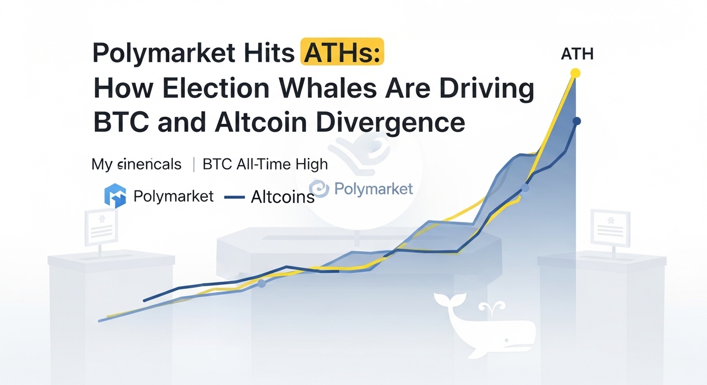 Polymarket Hits ATHs: How Election Whales Are Driving BTC and Altcoin Divergence