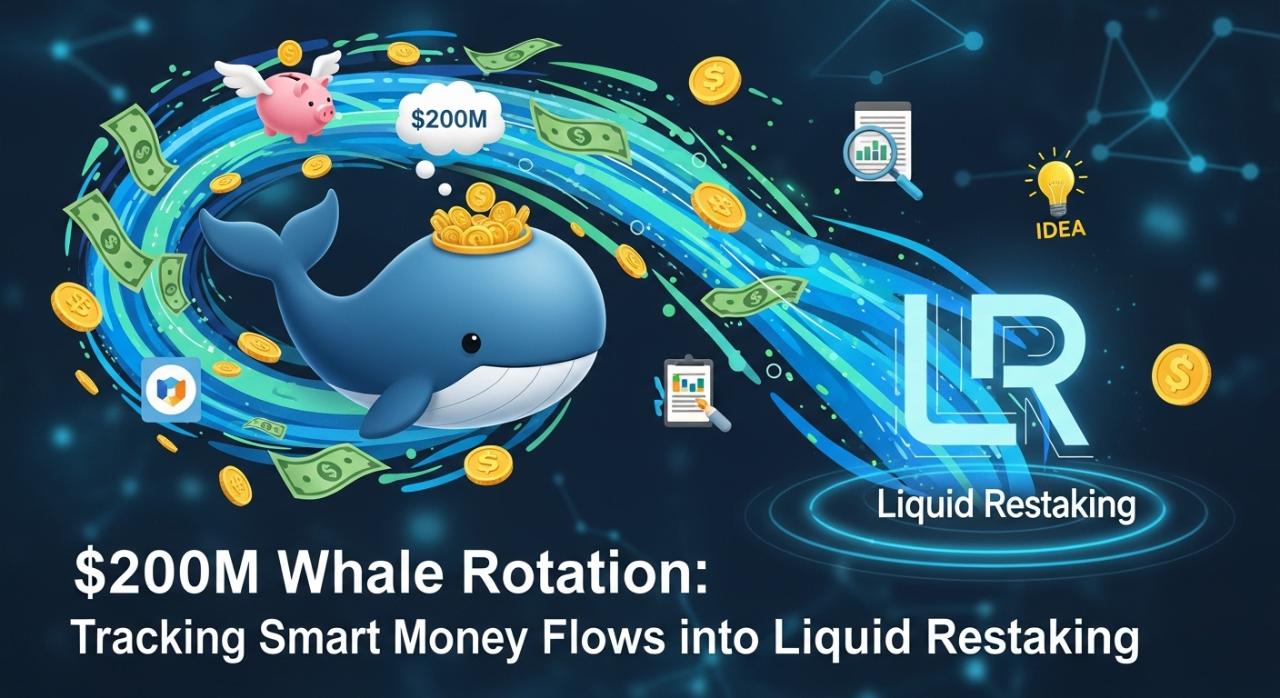 $200M Whale Rotation: Tracking Smart Money Flows into Liquid Restaking