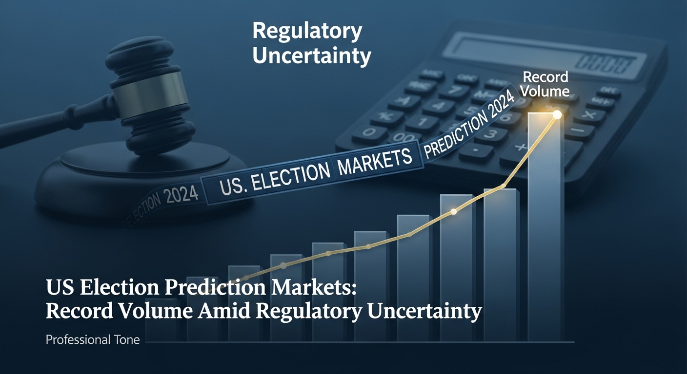 US Election Prediction Markets: Record Volume Amid Regulatory Uncertainty