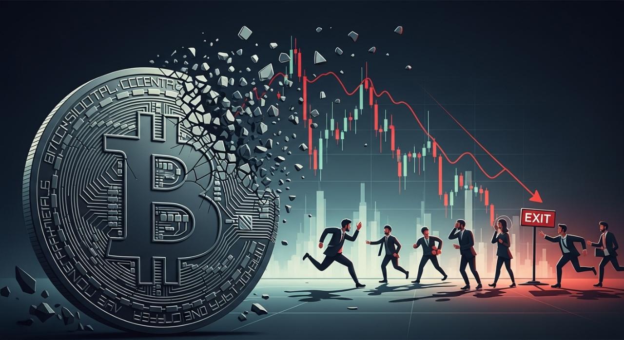 Crypto Market in Chaos: Bitcoin Falls Sharply as Global Investors Rush to Exit