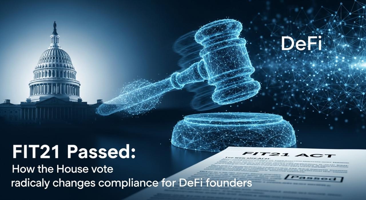 FIT21 Passed: How the House vote radically changes compliance for DeFi founders