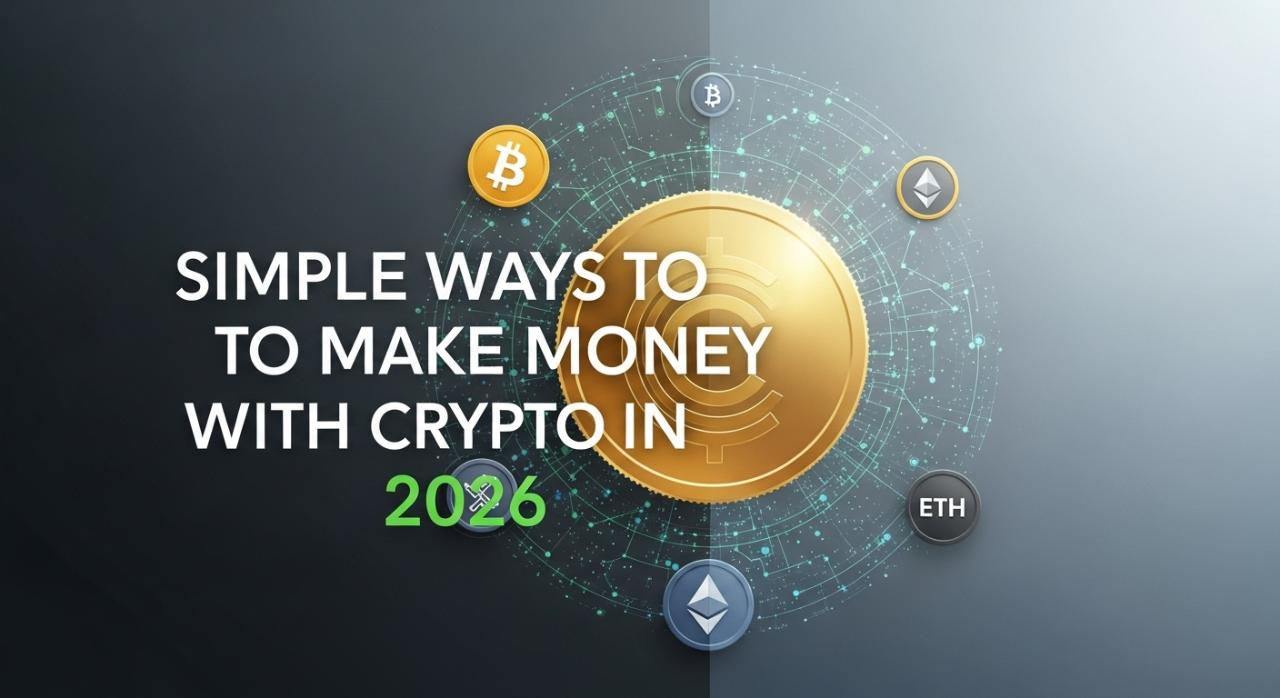 Simple Ways to Make Money With Crypto in 2026