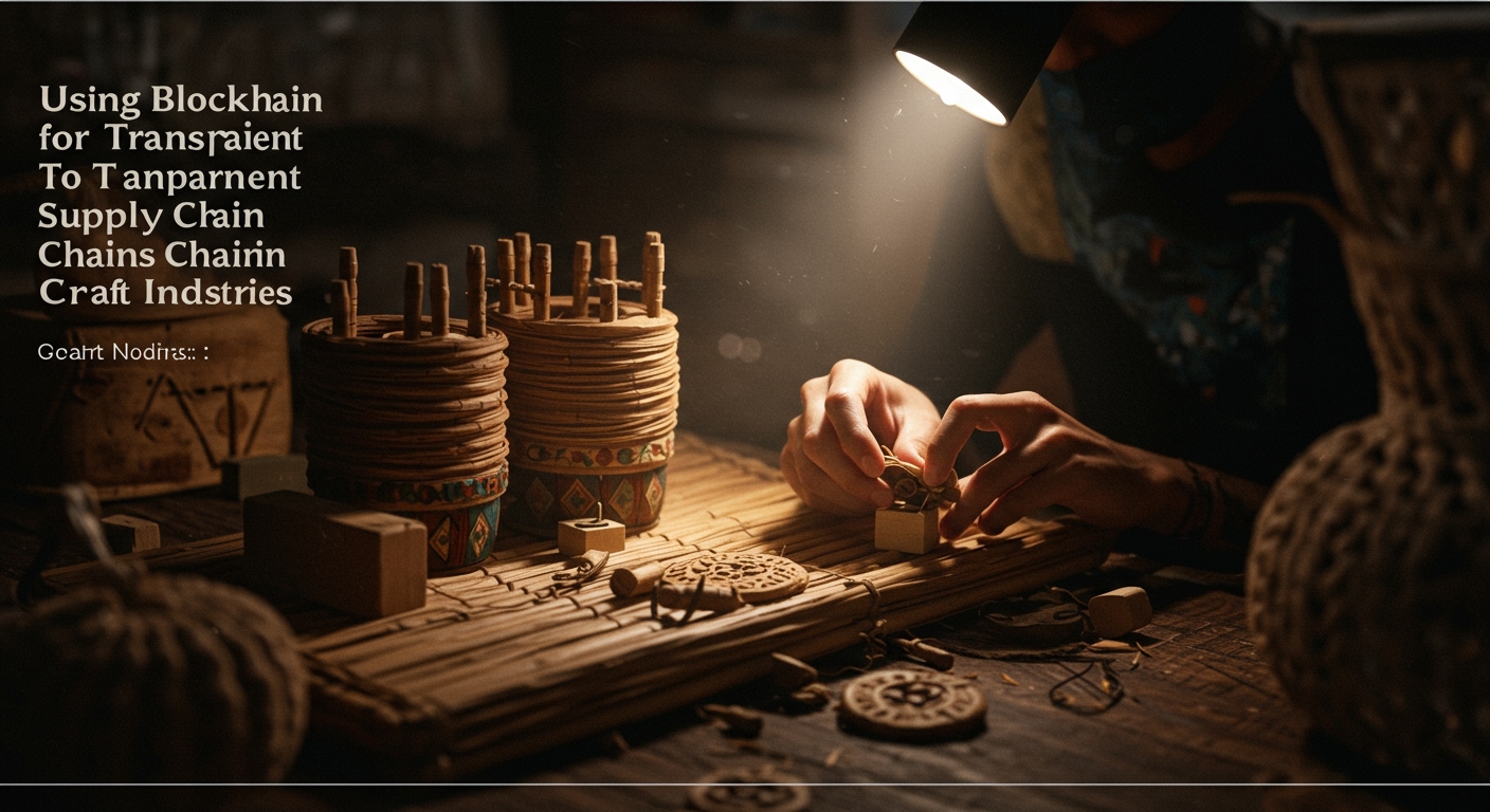 Using Blockchain for Transparent Supply Chains in Craft Industries