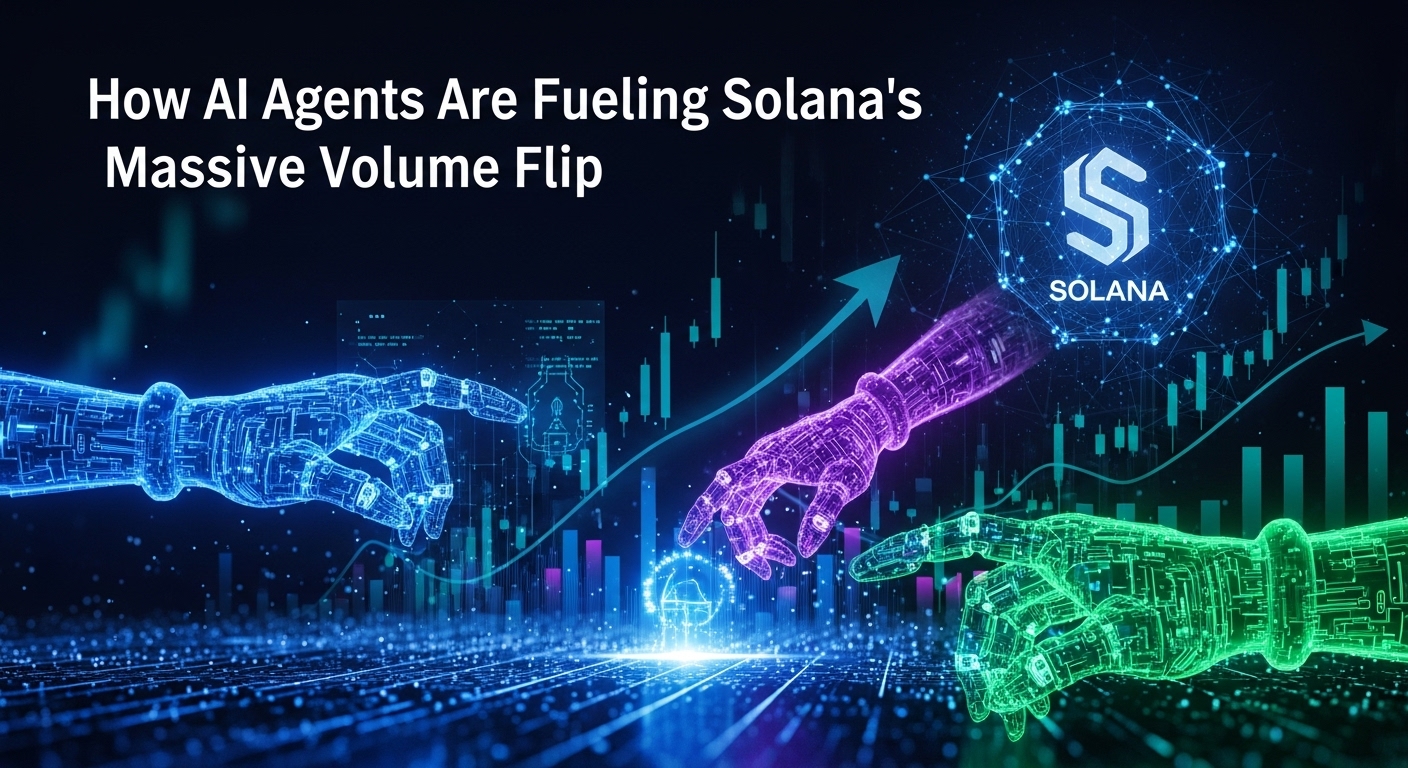 How AI Agents Are Fueling Solana’s Massive Volume Flip