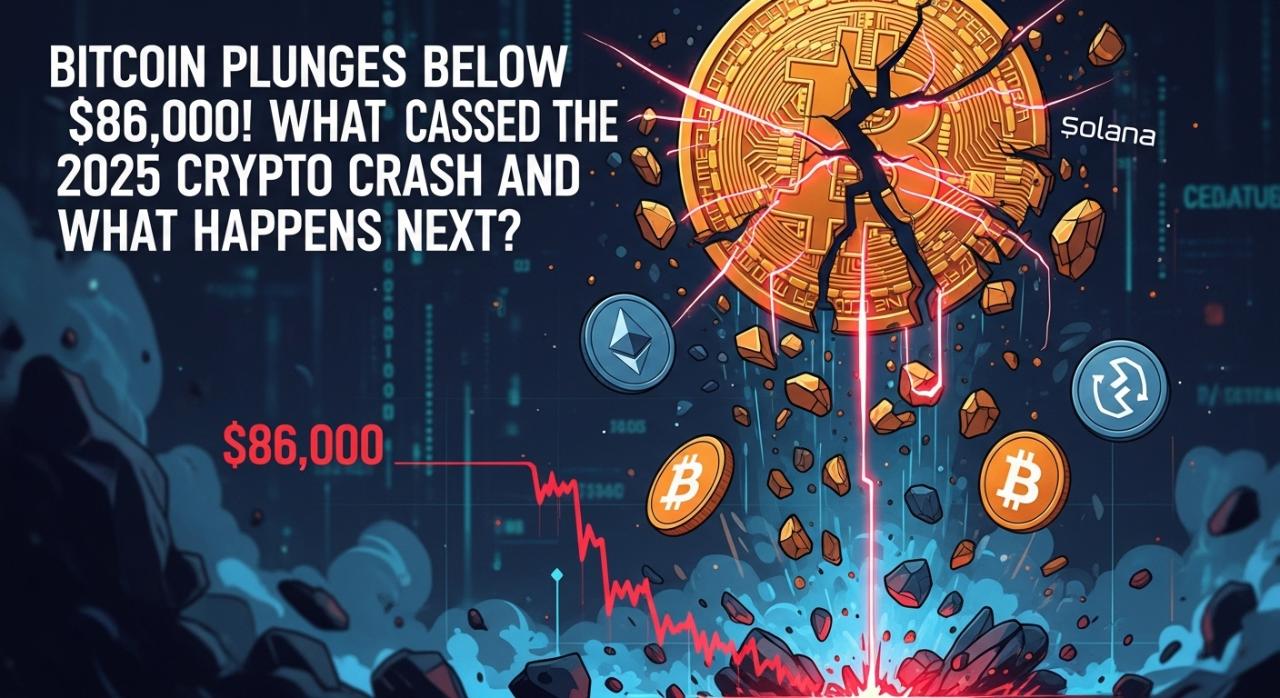 Bitcoin Plunges Below $86,000! What Caused the 2025 Crypto Crash and What Happens Next?