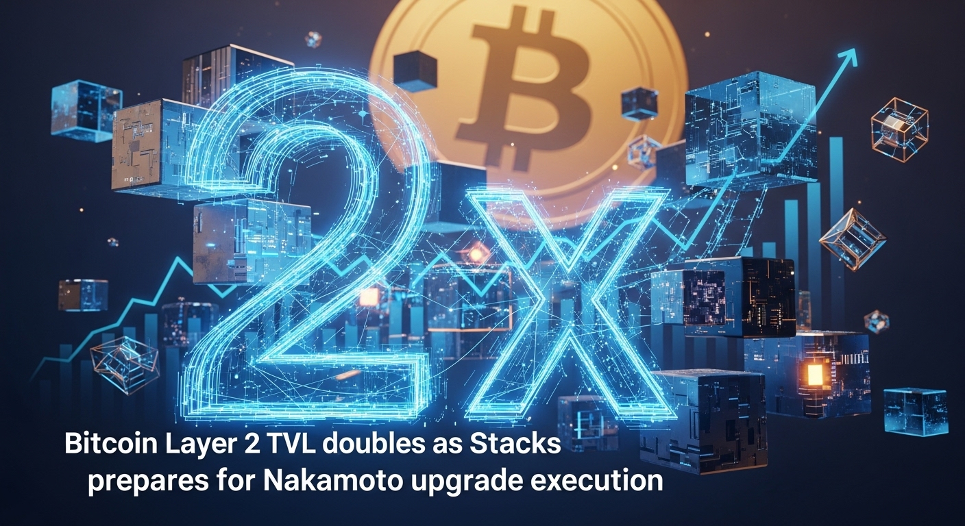 Bitcoin Layer 2 TVL doubles as Stacks prepares for Nakamoto upgrade execution