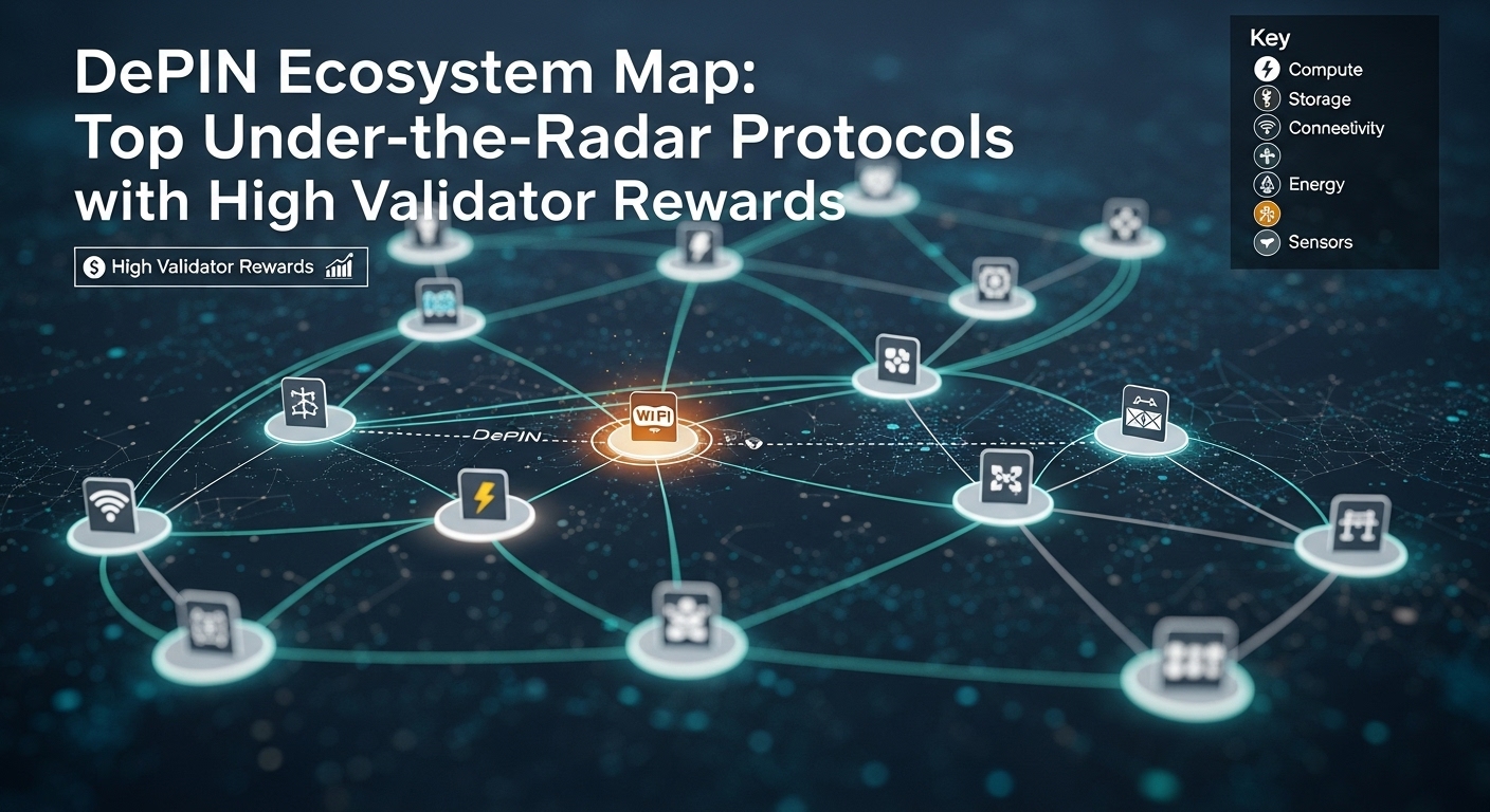 DePIN Ecosystem Map: Top Under-the-Radar Protocols with High Validator Rewards