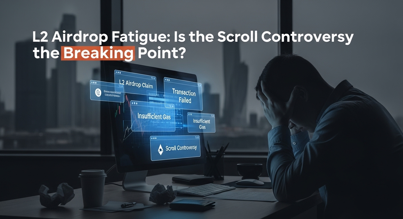 L2 Airdrop Fatigue: Is the Scroll Controversy the Breaking Point?