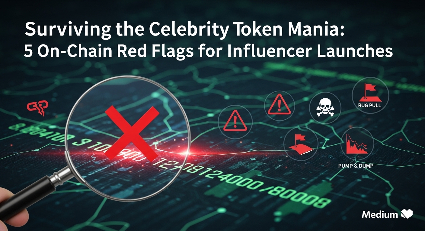Surviving the Celebrity Token Mania: 5 On-Chain Red Flags for Influencer Launches