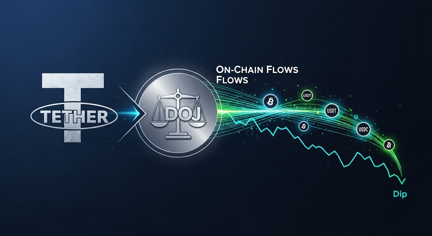 Tether DOJ Investigation Rumors: On-Chain Stablecoin Flows During the Dip