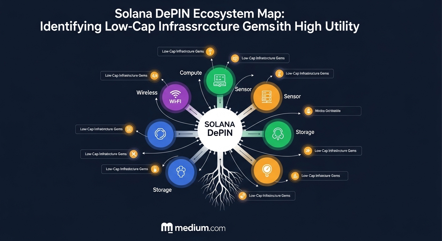 Solana DePIN Ecosystem Map: Identifying Low-Cap Infrastructure Gems with High Utility