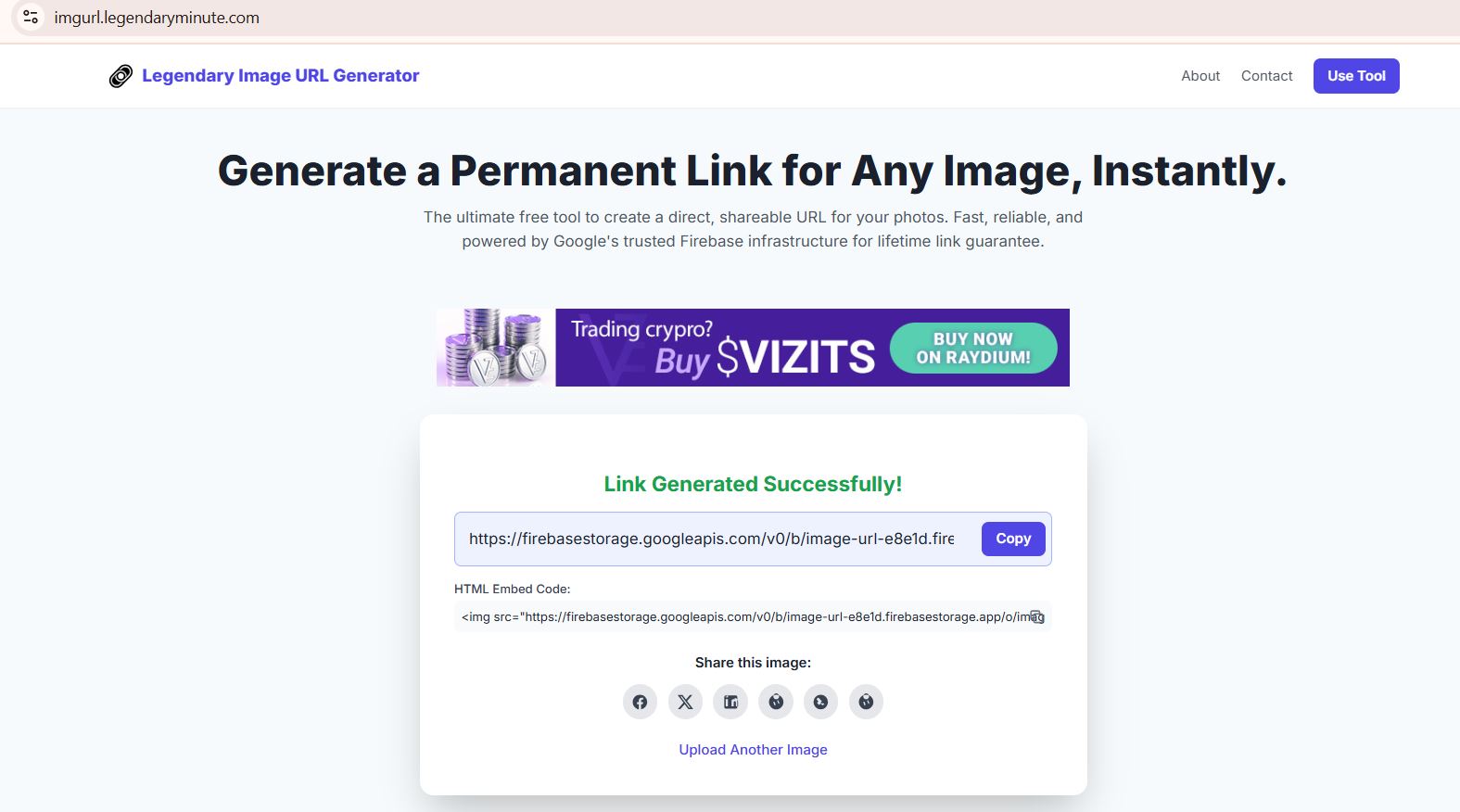Legendary Image URL Generator Feature Image