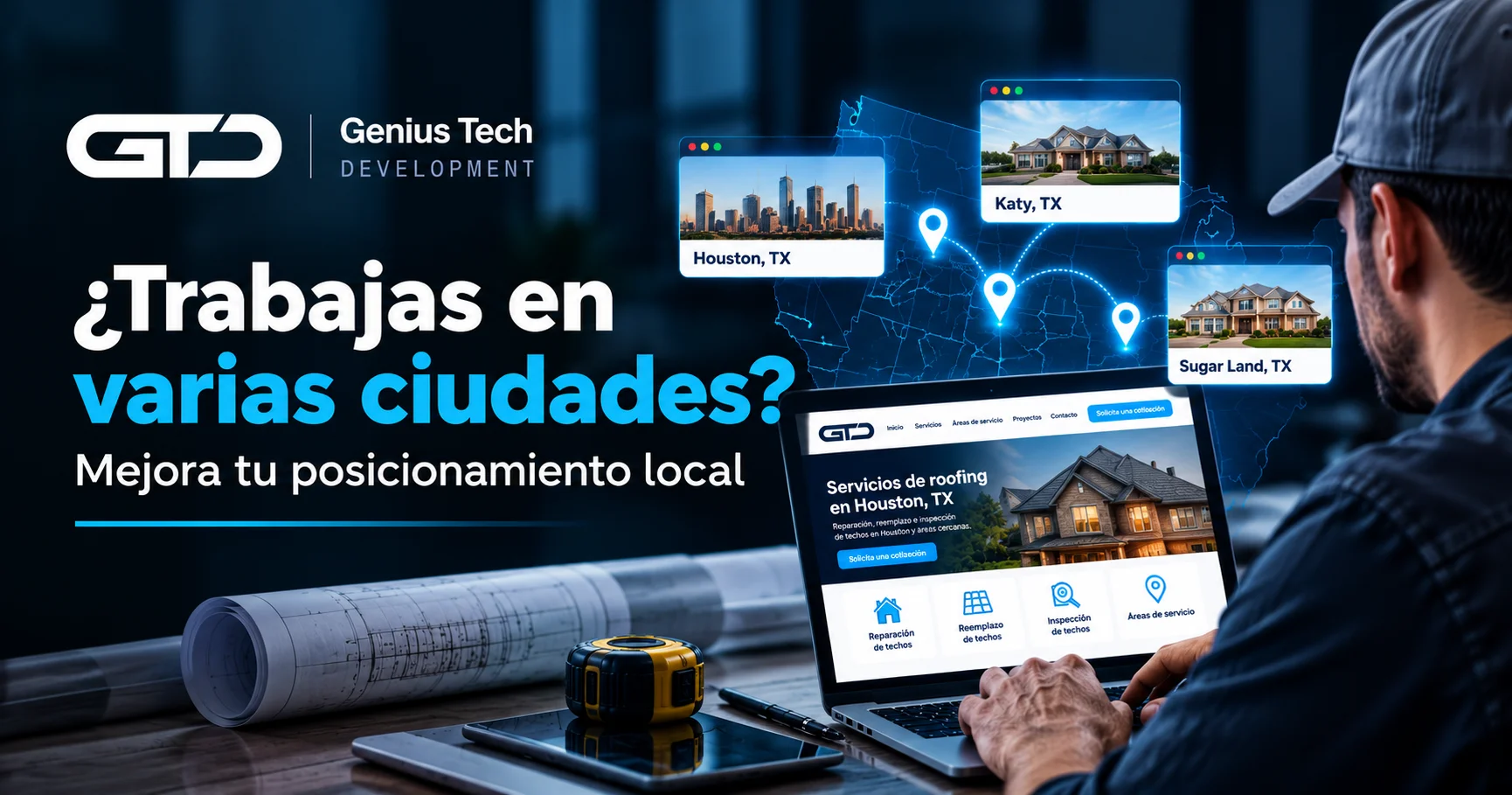 SEO local para contratistas: páginas por ciudad