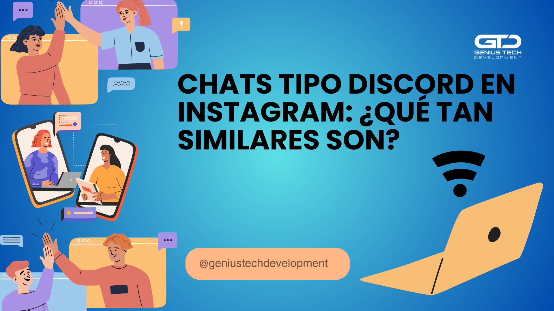 Chats grupales en IG: Funciones y comparativa con Discord