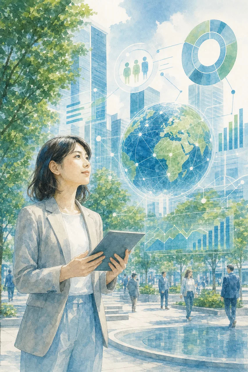 未来的なデータ可視化 0119。テクノロジーをテーマにした、広告・Web・記事制作に使いやすい素材です。