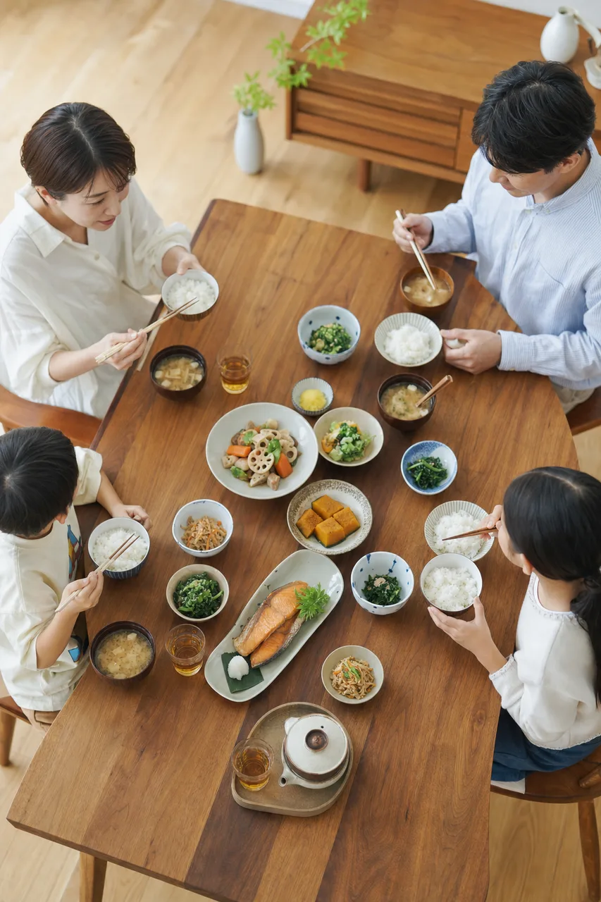 旬の和食の食卓 0164。食べ物をテーマにした、広告・Web・記事制作に使いやすい素材です。
