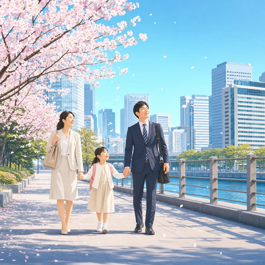 春の新生活 0172。季節・行事をテーマにした、広告・Web・記事制作に使いやすい素材です。