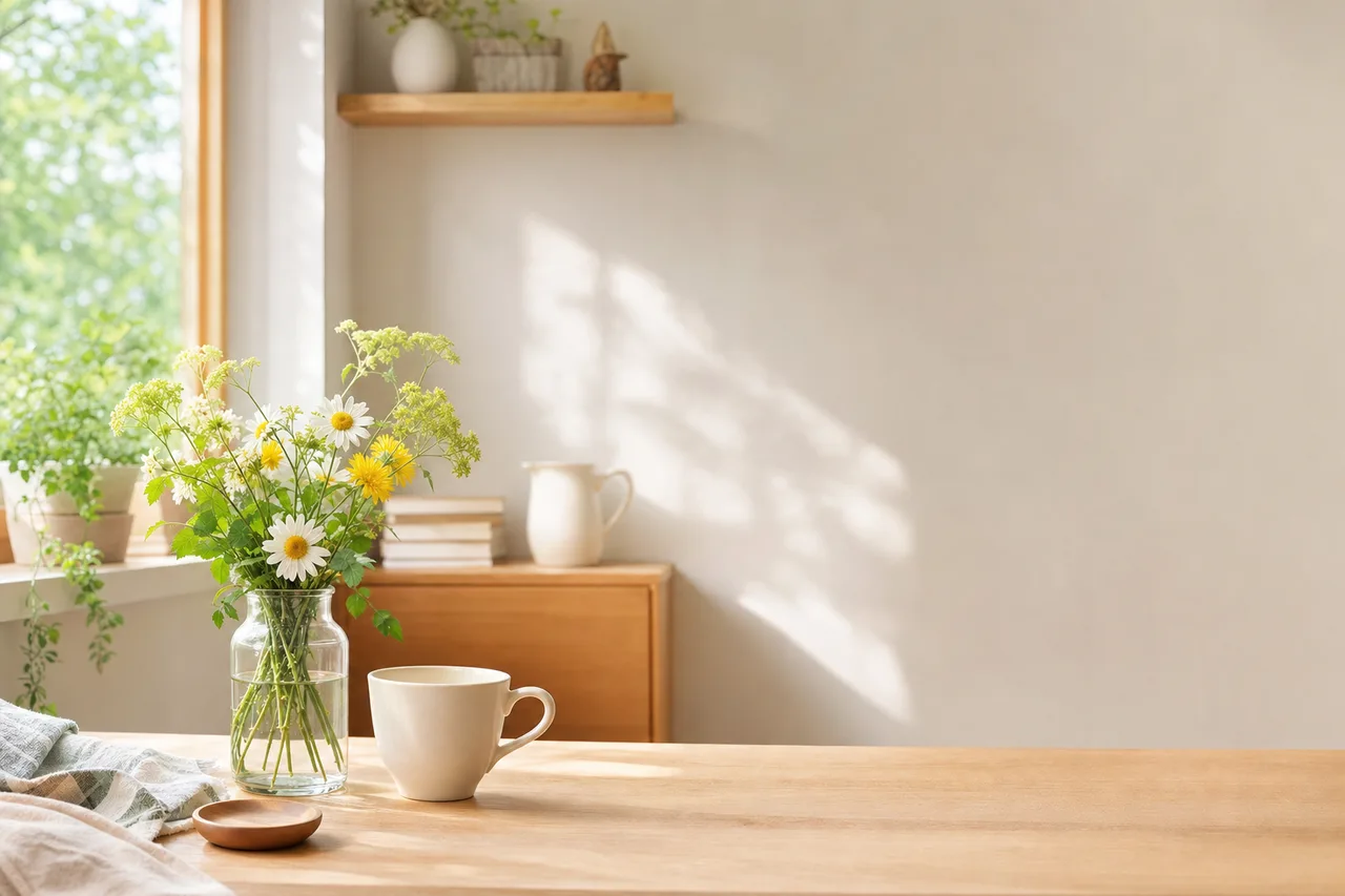 身近な草花のある景色 0213。自然をテーマにした、広告・Web・記事制作に使いやすい素材です。