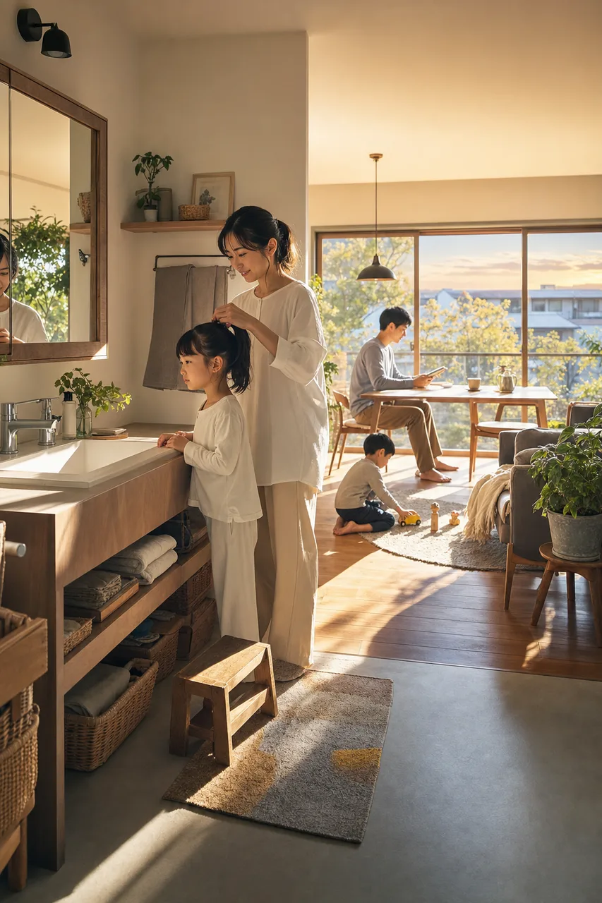 朝の身支度と日常 0235。ライフスタイルをテーマにした、広告・Web・記事制作に使いやすい素材です。